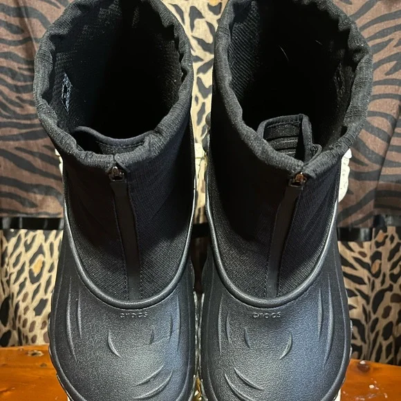 CROCS Echo Z Shield Zip Up Boots Size 11 - Picture 4 of 6